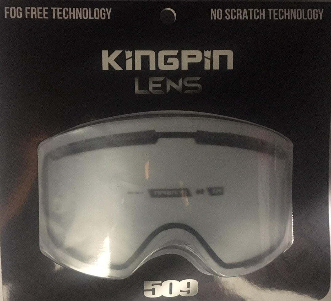 509 Kingpin Lens - Clear Tint -  - Goggles, Lenses & Goggle Accessories - Specialty Motorsports - ATV, Snowbikes & Motorcycle Parts and Accessories