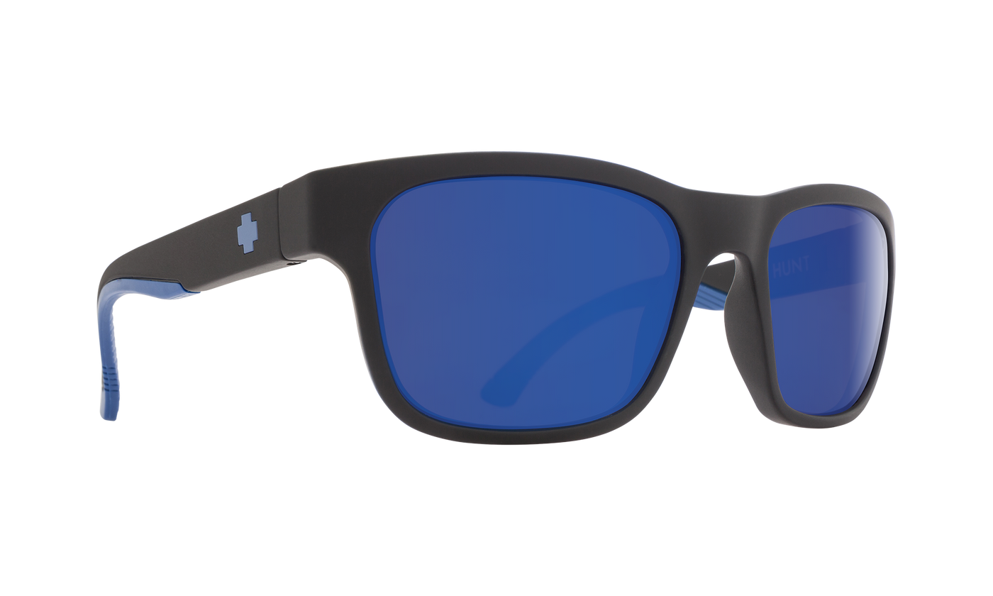 Spy Optics  - Spy Hunt Polarized Matte Black/navy Sunglasses - Goggles, Lenses & Goggle Accessories available at SpecialtyMotorsports.ca