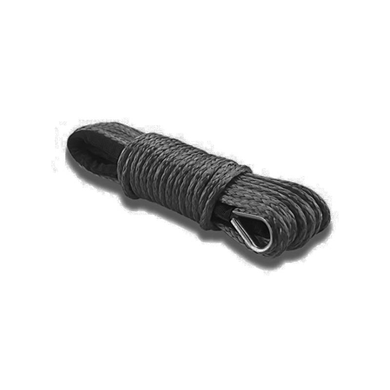 Maverick Distributing Ltd. - Synthetic Winch Rope, 50' x 6mm - Black -  Accessories - Dirt Sports, Winch - Specialty Motorsports - SpecialtyMotorsports.ca